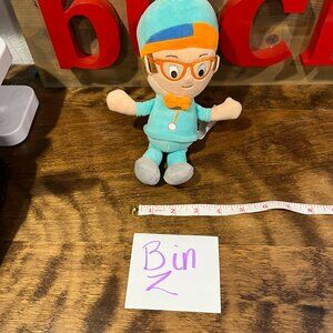 5/$20 Blippi Plush Doll  talking doctor plush bin Z